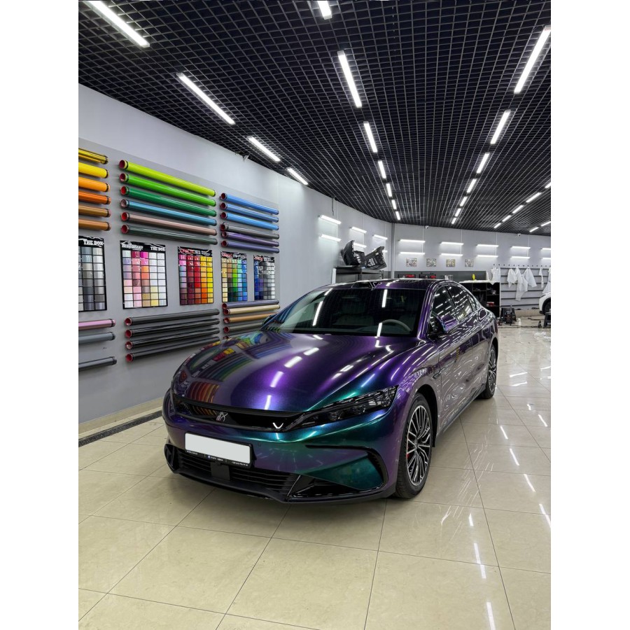 Антигравійна плівка для авто: BRAWIX Color PPF (Greenstone Hyacinth: Number 073) - 1.52 x 16 м/п
