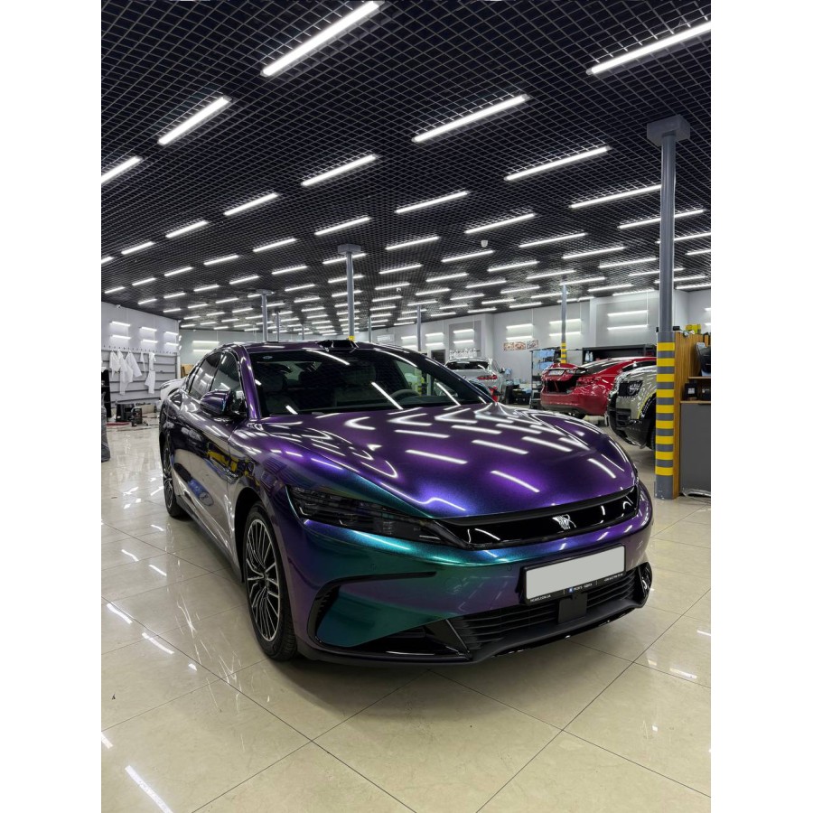 Антигравійна плівка для авто: BRAWIX Color PPF (Greenstone Hyacinth: Number 073) - 1.52 x 16 м/п