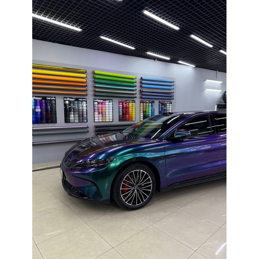 Антигравійна плівка для авто: BRAWIX Color PPF (Greenstone Hyacinth: Number 073) - 1.52 x 16 м/п