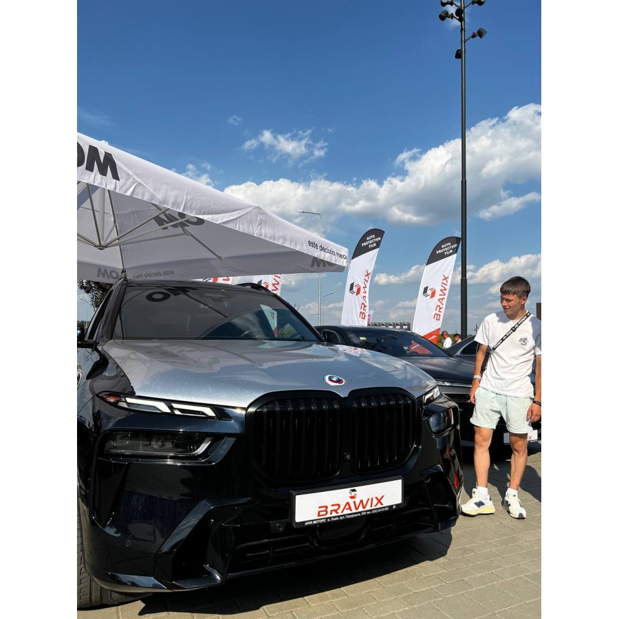 Антигравійна плівка для авто: BRAWIX Color PPF (Silver Stars: Number 075) - 1.52 x 16 м/п