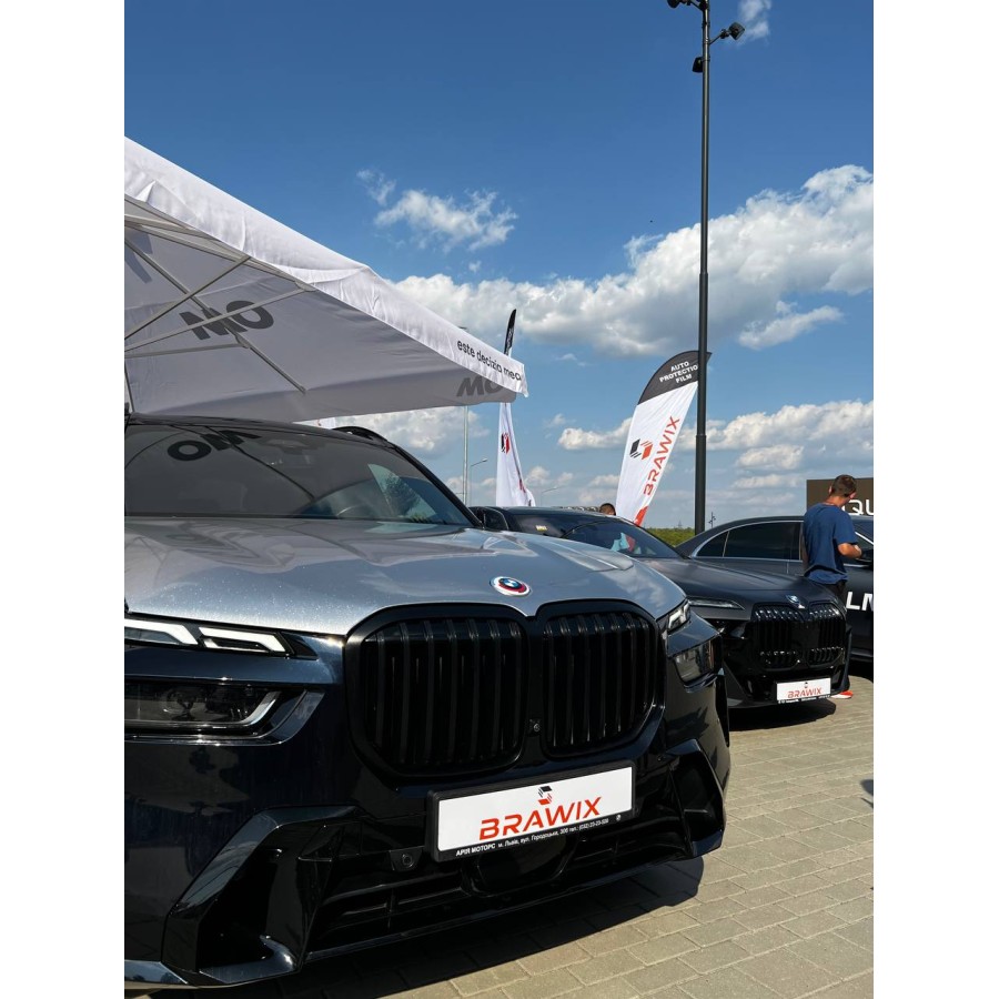 Антигравійна плівка для авто: BRAWIX Color PPF (Silver Stars: Number 075) - 1.52 x 16 м/п