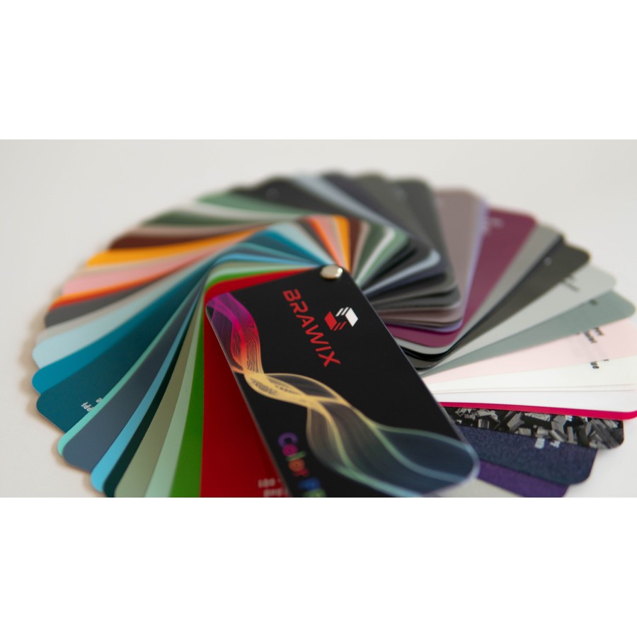 Каталог зразків антигравійніх плівок BRAWIX Color PPF