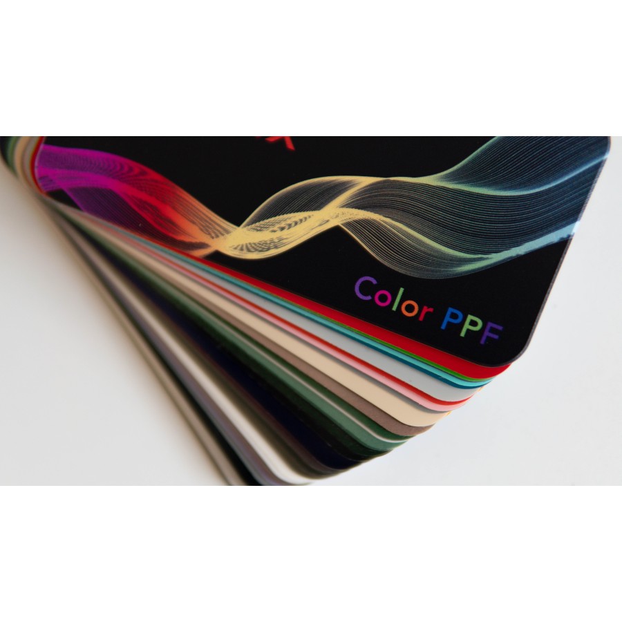 Каталог зразків антигравійніх плівок BRAWIX Color PPF