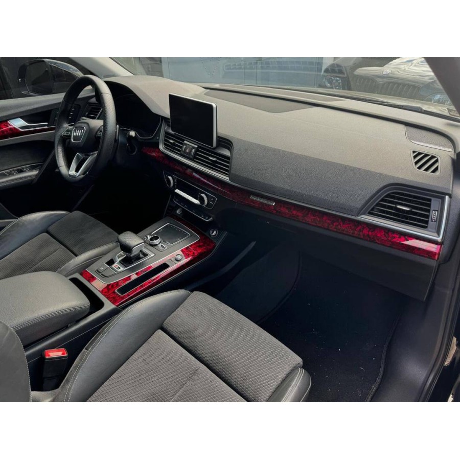 Антигравійна плівка для авто: BRAWIX Color PPF (Forged Carbon Red: Number 079) - 1.52 x 16 м/п