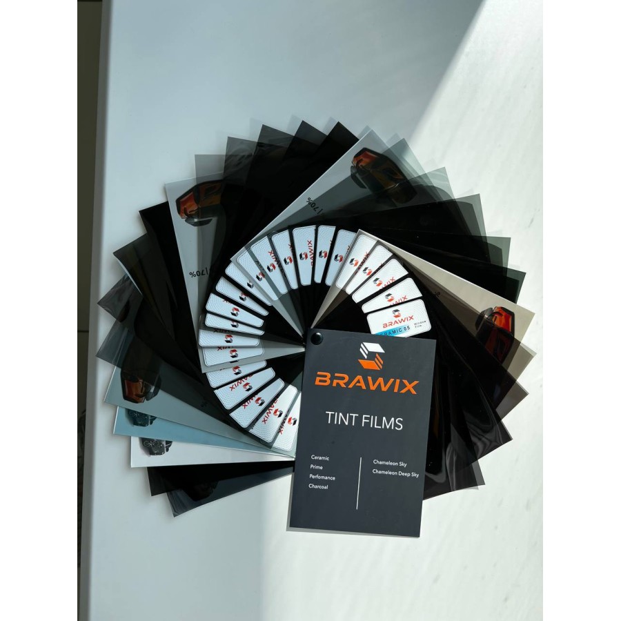 Комплект зразків тонувальних плівок BRAWIX