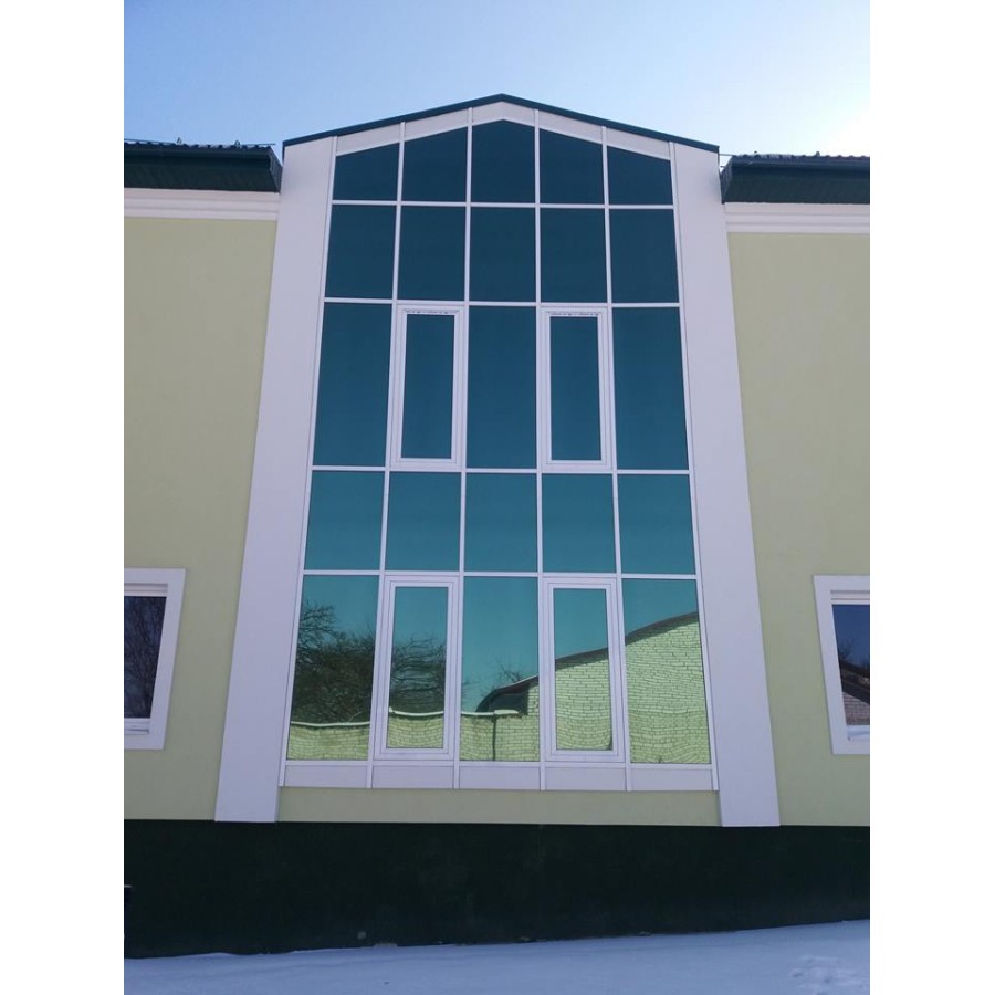 Архітектурна дзеркальна плівка BRAWIX HP Silver - Green 15% - 1.52 х 30 m