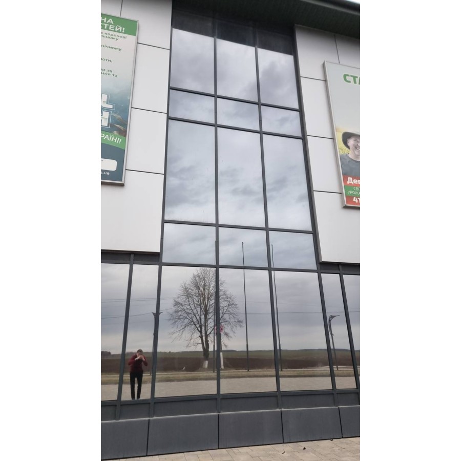 Архітектурна дзеркальна плівка BRAWIX HP Silver 35% - 1.52 х 30 m