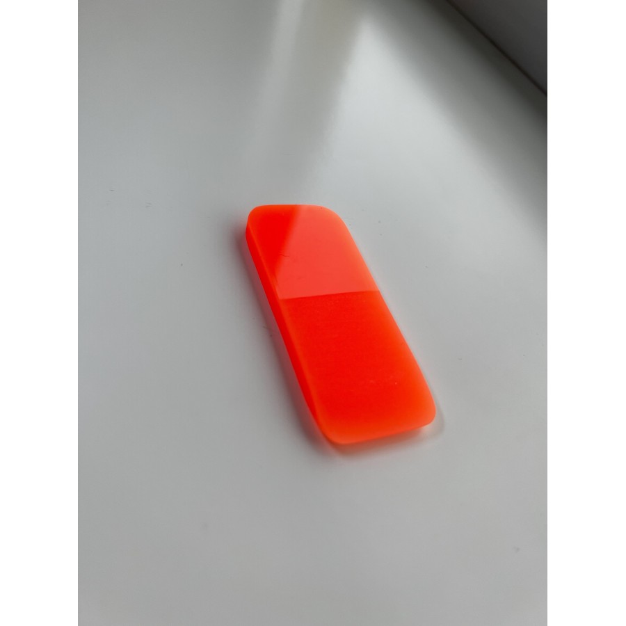 Tool 219 - Вигонка BRAWIX Pink / Orange Squeegee PPF - 3x7,5 см (заокруглена)