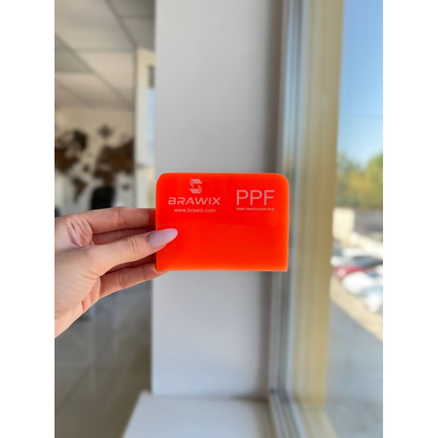 Tool 222 - Вигонка BRAWIX Orange Squeegee PPF - 10х7,5 см