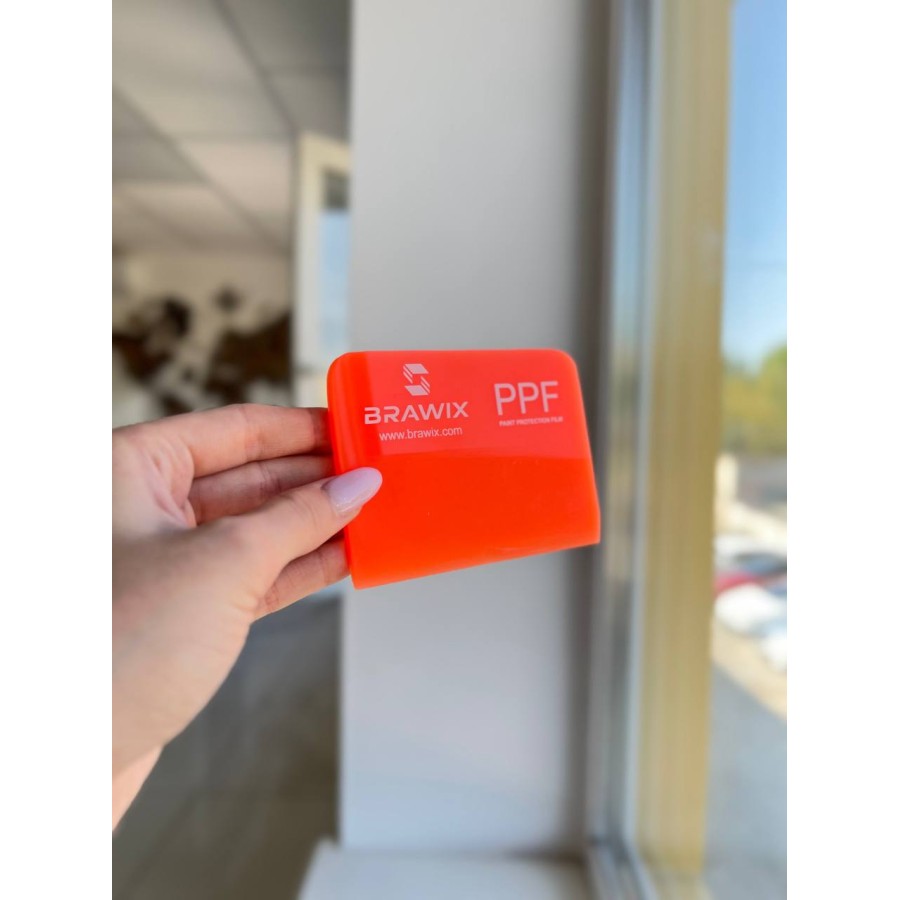 Tool 222 - Вигонка BRAWIX Orange Squeegee PPF - 10х7,5 см