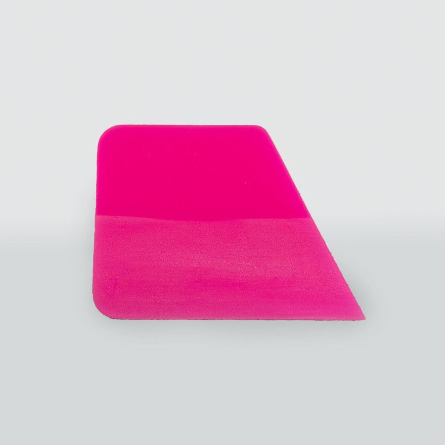 Tool 217 - Вигонка BRAWIX Pink / Red / Orange Squeegee PPF - 7x10 см (скошена)