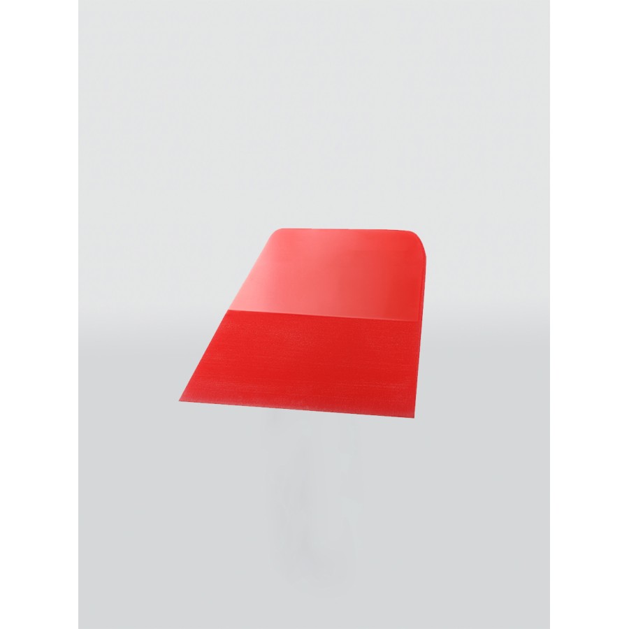 Tool 217 - Вигонка BRAWIX Pink / Red / Orange Squeegee PPF - 7x10 см (скошена)
