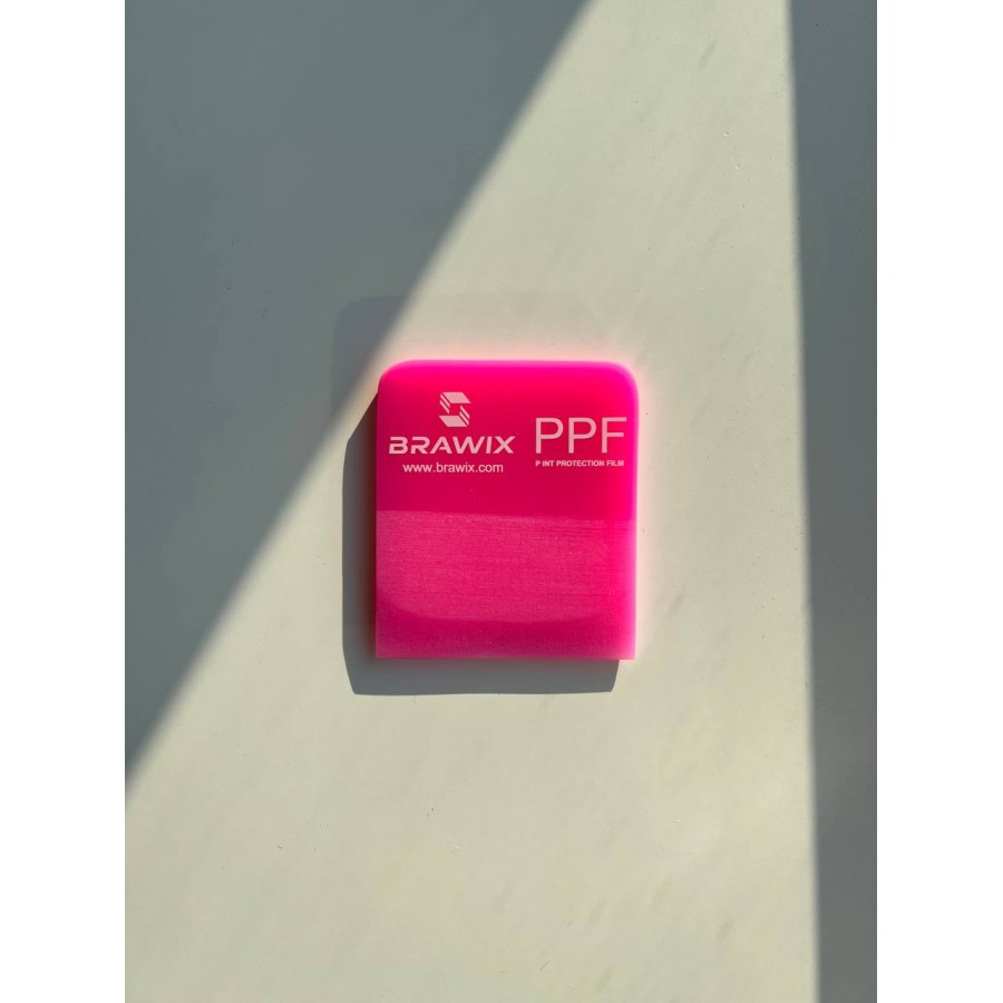 Tool 209 - Вигонка BRAWIX Pink Squeegee PPF - 6,5х7,5 см
