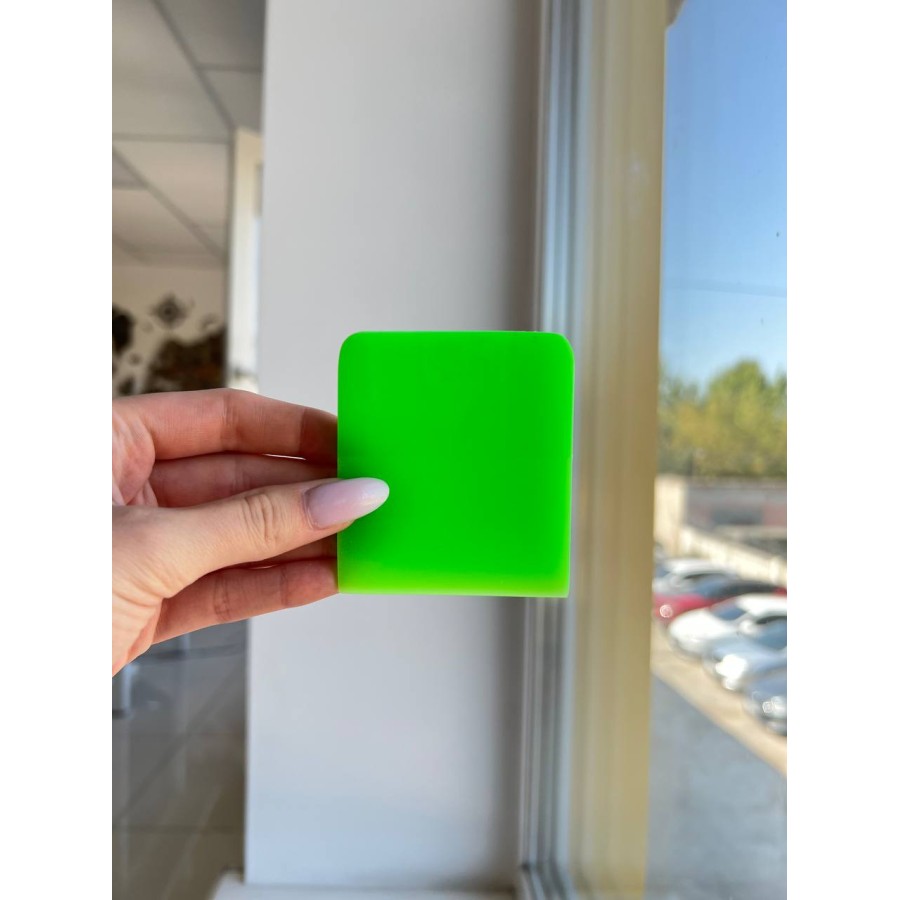 Tool 212 - Вигонка BRAWIX Green Squeegee PPF - 6,5х7,5 см