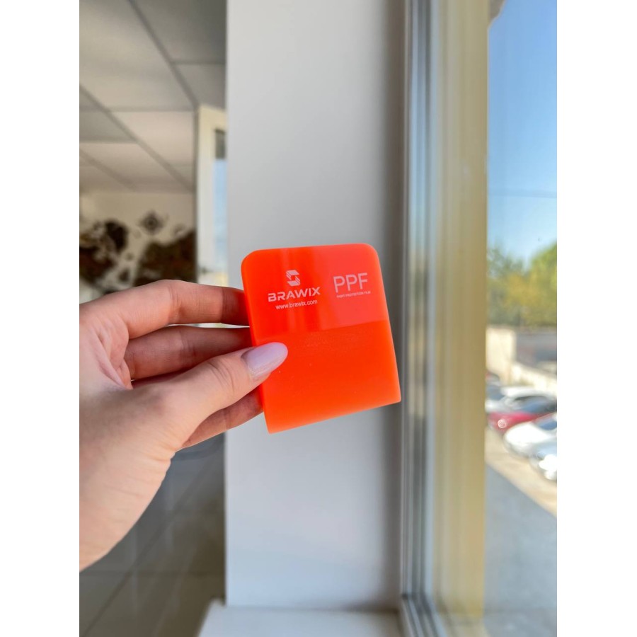 Tool 223 - Вигонка BRAWIX Orange Squeegee PPF - 6,5х7,5 см