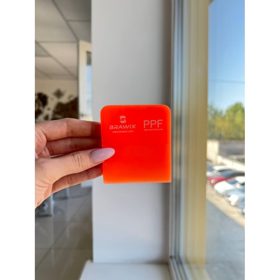 Tool 223 - Вигонка BRAWIX Orange Squeegee PPF - 6,5х7,5 см