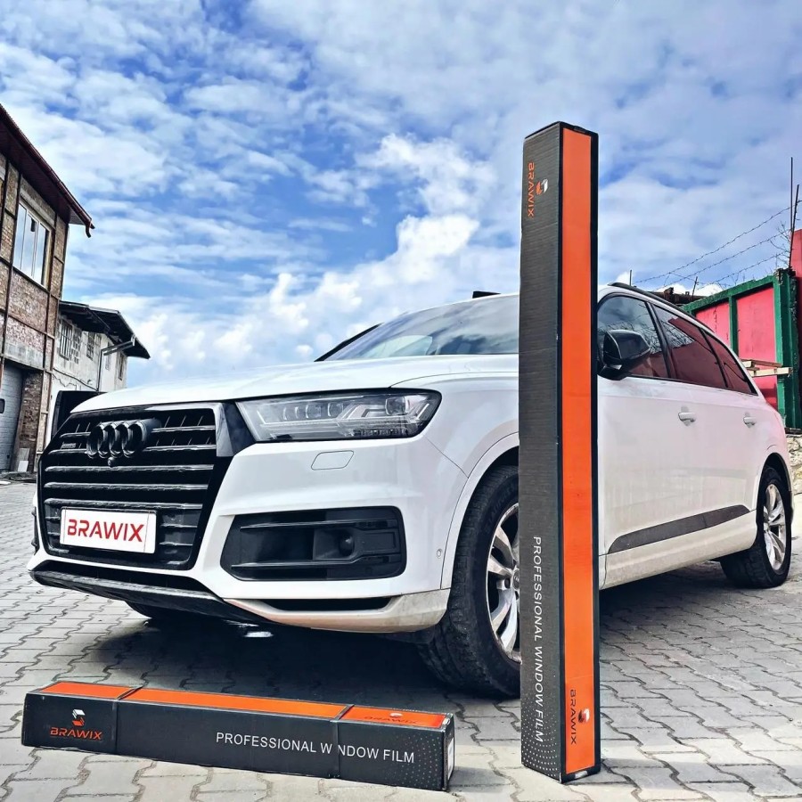 Тонувальна металізована плівка для авто: BRAWIX Charcoal 35% - 1.52 х 30 m