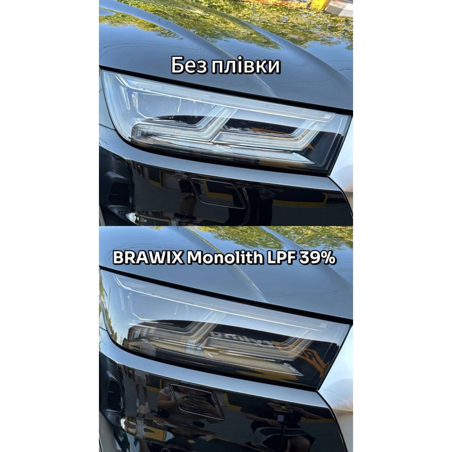 Антигравійна поліуретанова плівка для авто: для фар BRAWIX Monolith PPF - 0.76 x 15 m